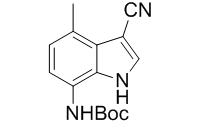 tert-butyl (3-cyano-4-methyl-1H-indol-7-yl)carbamate